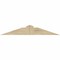 Ekena Millwork Portland Rough Sawn Timber Gable Bracket, Douglas Fir, 48"W x 8"H x 2"D x 6"F, 4/12 Pitch GBW048X08X0206POR00RDF - alternate 1